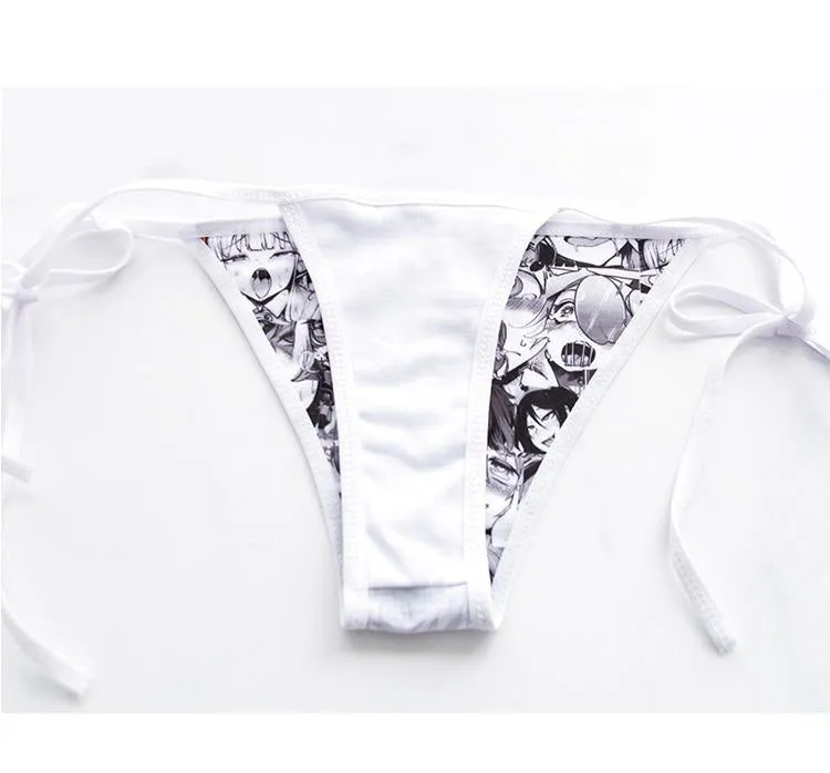 Sexy Ahegao Print Bikini for 18  Adults - Limited Edition