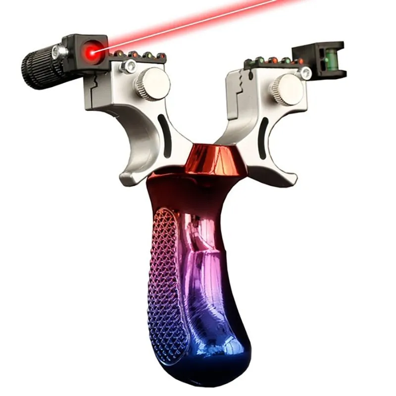 Attractive Red And Blue Gradient Resin Slingshot