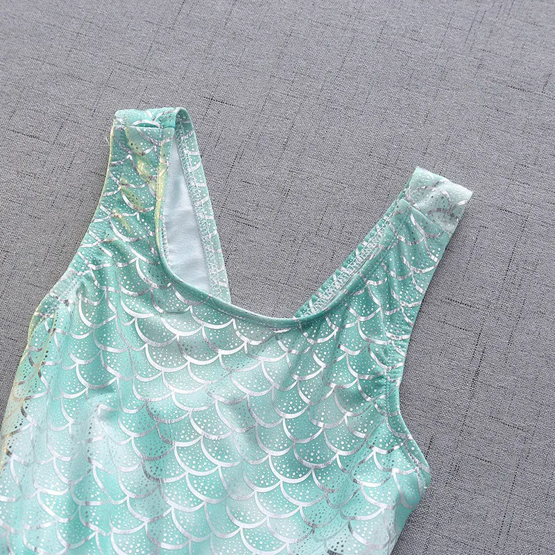 Children's Swimsuit Girl Baby Sleeveless One-Piece Princess Dress Suit Swimwear