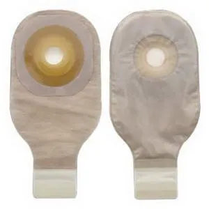 Hollister Premier One-Piece Drainable Pouch, 2" Pre-Cut Convex Flextend Skin Barrier, 12" L, Integrated Closure, Transparent