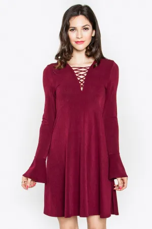KEIRA LACE-UP DRESS