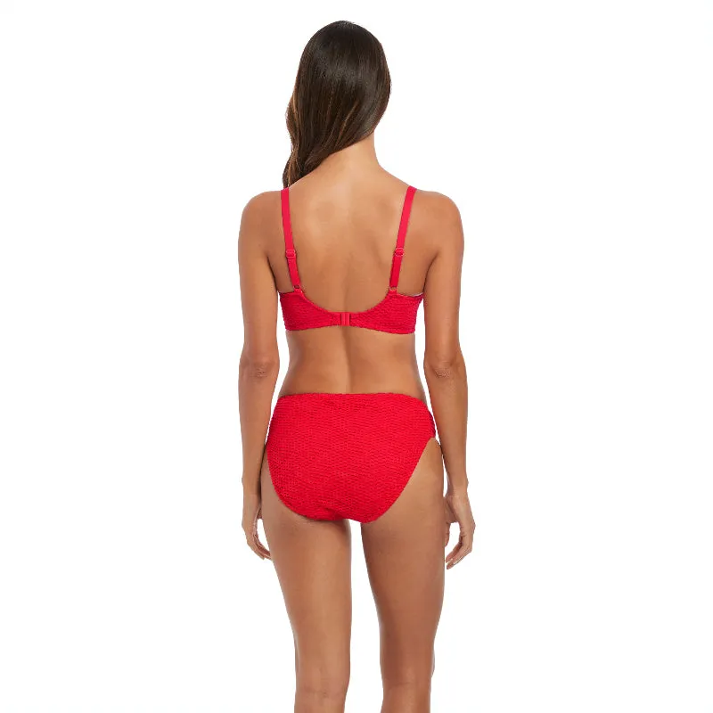 Marseille Sunset Red Full Cup Bikini Top - Fantasie Swim