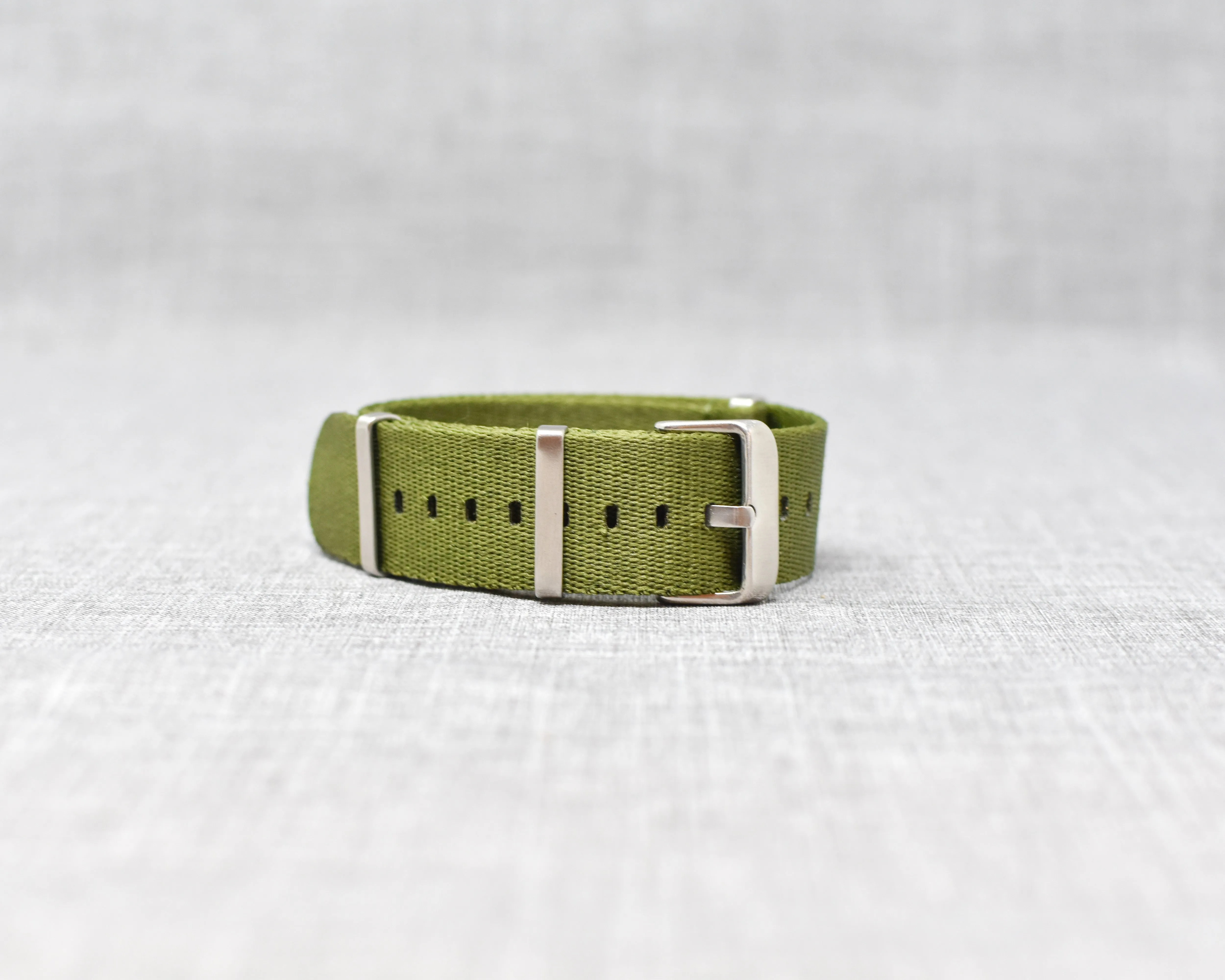 Military Nylon Watch Strap | Olive Green