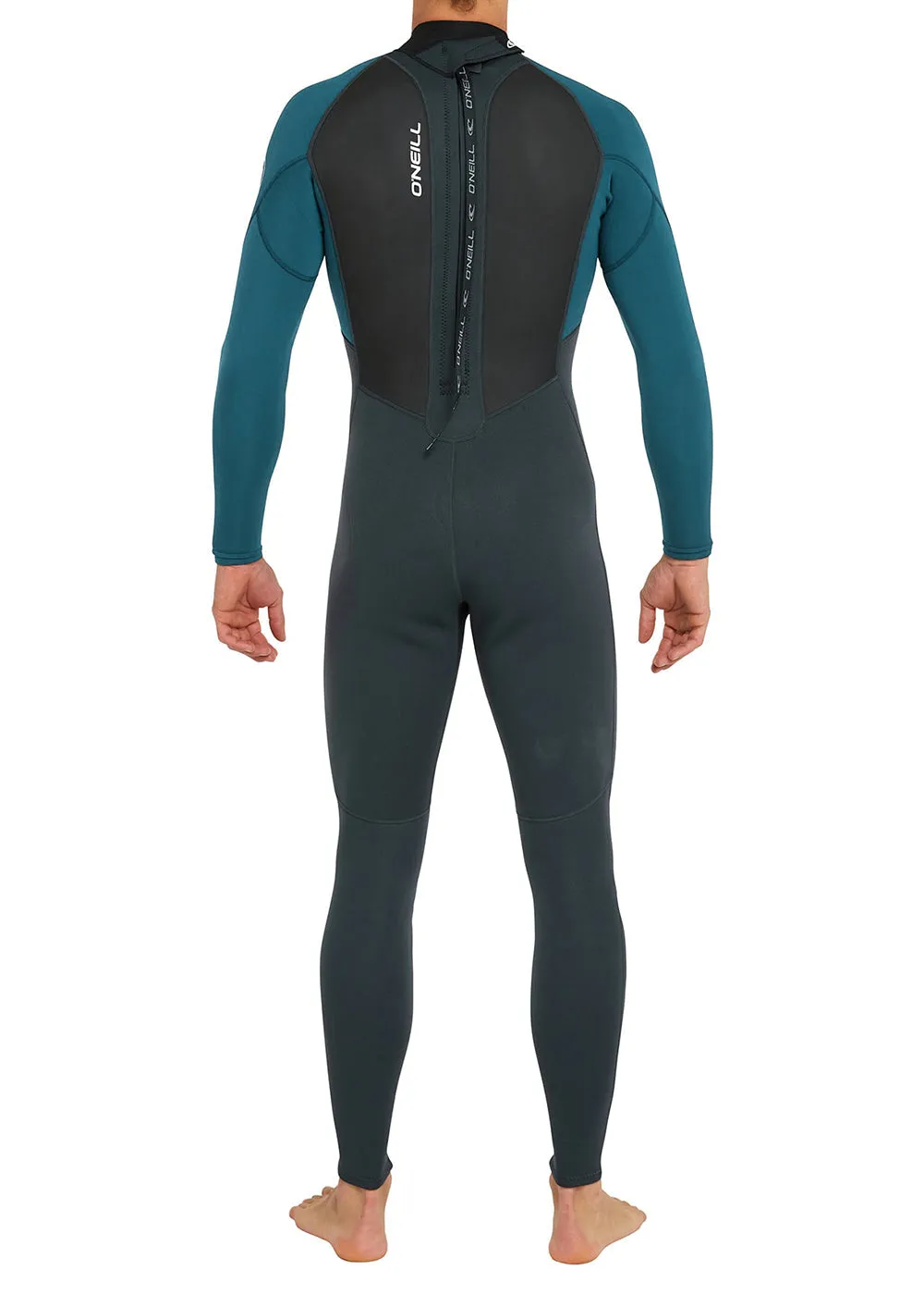 ONeill Mens Reactor II 3/2mm Back Zip Steamer Wetsuit