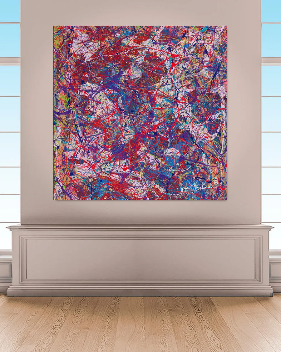 Quantum Storm  (Embellished-Hand Signed by the Artist)