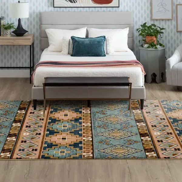 Rendition 92419 60129 Zula Robin's Egg Blue Rug