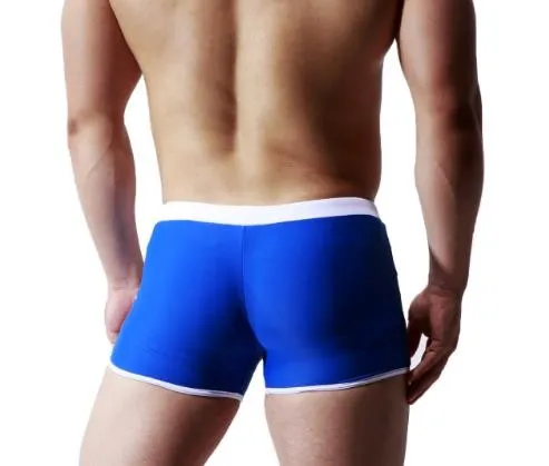 Swimwear Box Cut - X-Large 31-33" Waist (White/Red/Blue)